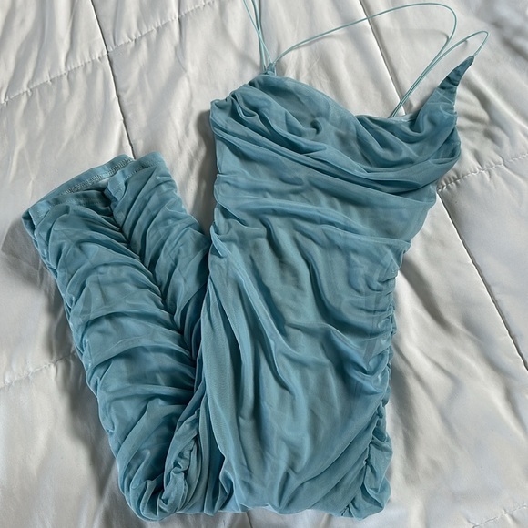 Fashion Nova Midi Dress - light blue - Picture 3 of 7